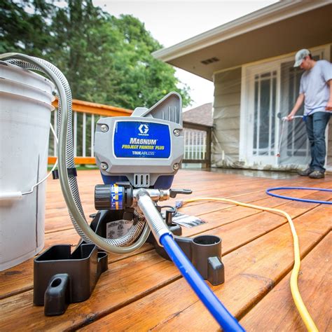 Graco magnum project painter plus airless paint sprayer - Jan 18, 2022 · Bundle Price: $382.48. You Save: $99.78. 1 of Graco Magnum 262800 X5 Stand Airless Paint Sprayer, Blue. (6,269) $319.00. Just right for DIY Homeowners and Remodelers looking for more power and mobility when tackling larger projects. Ideal for projects up to 10 gallons in size, allowing you tackle multiple projects every year. 